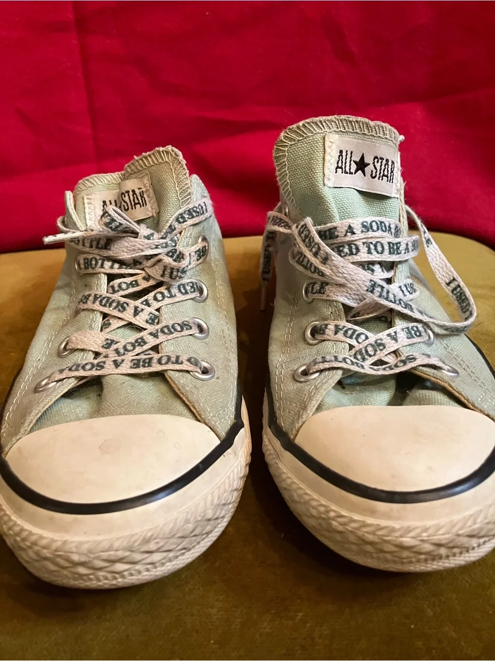 Converse All Star Kids Low-Top Sneakers in Mint Green